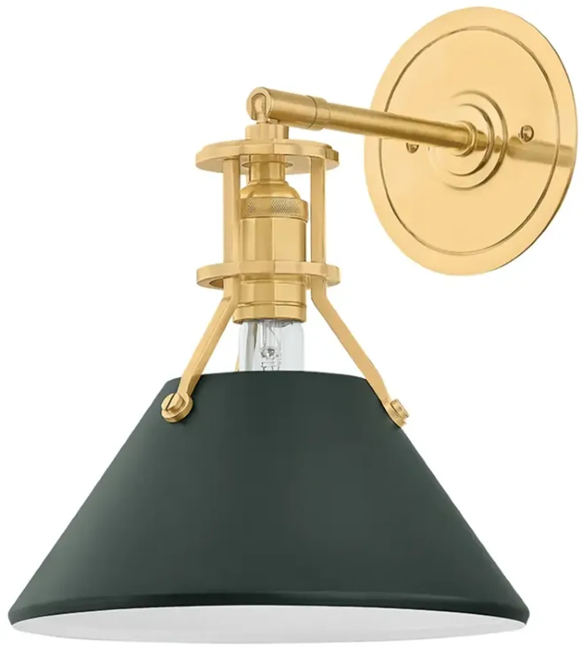 Painted No. 2 Wall Sconce - Large - Green