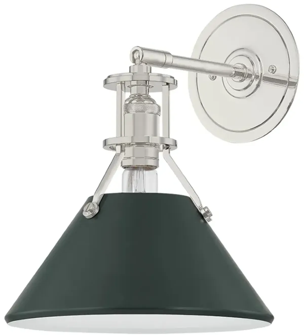 Painted No. 2 Wall Sconce - Large - Green
