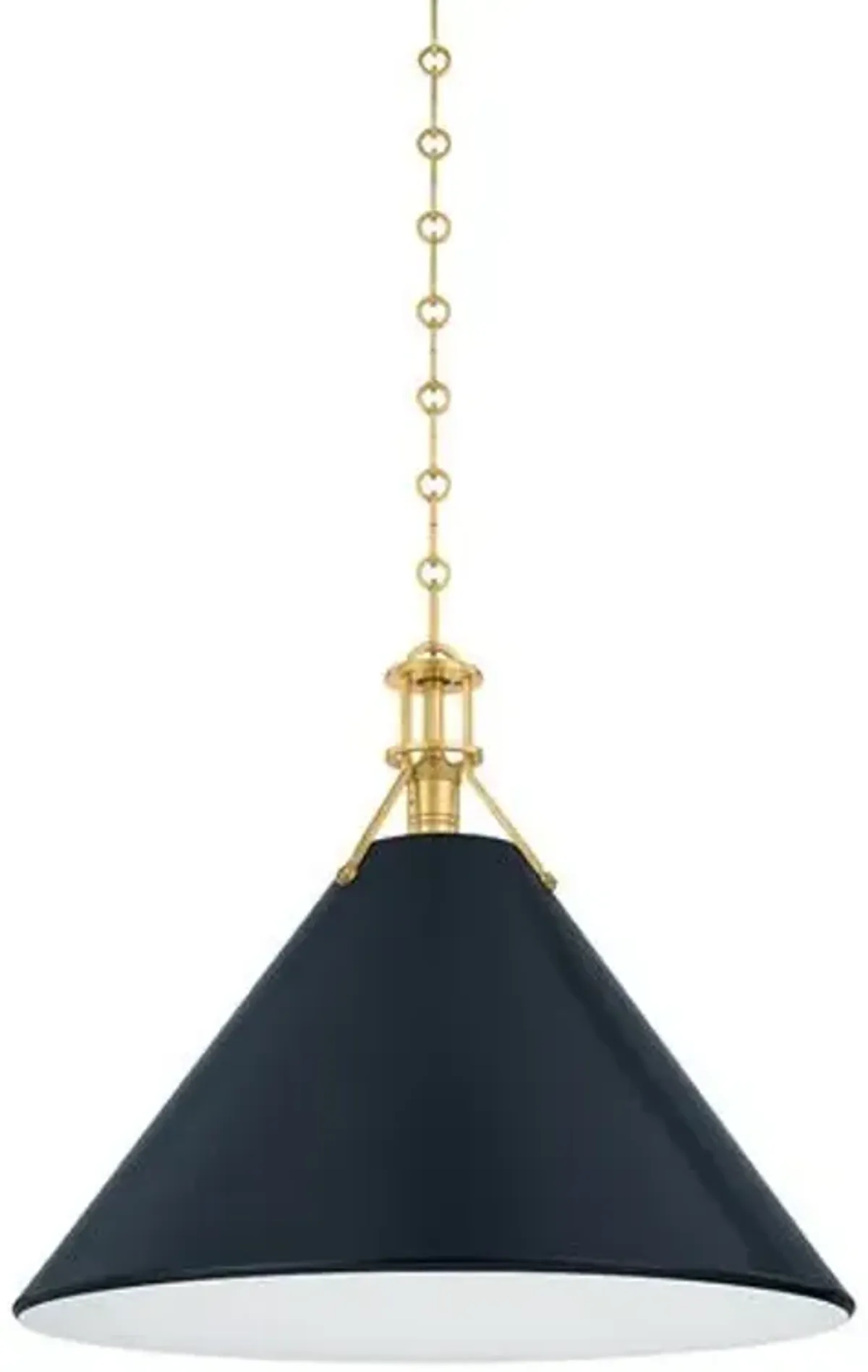 Painted No. 2 Pendant - Blue