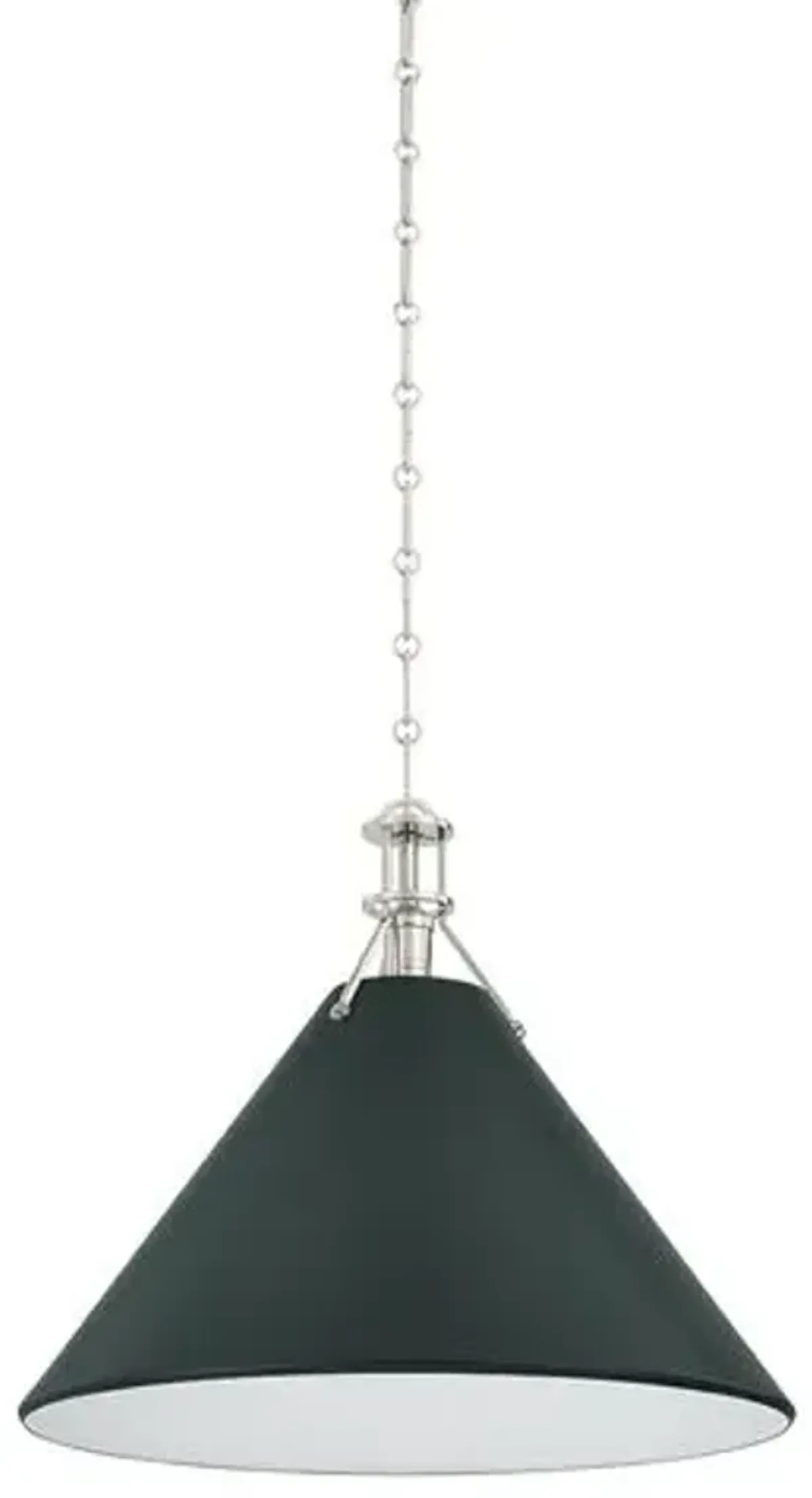 Painted No. 2 Pendant - Green