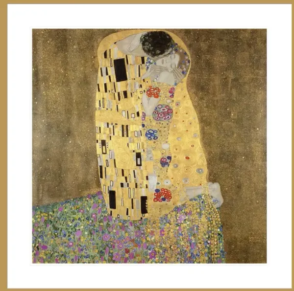 The Kiss by Gustav Klimt Framed Print