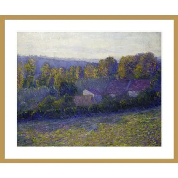 Autumn Afternoon Giverny by Lilla Cabot Perry Framed Print - 1000Museums - Multi