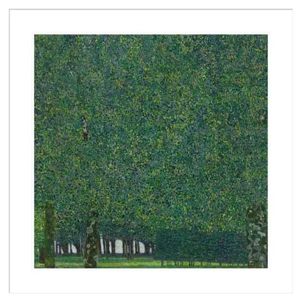 The Park by Gustav Klimt Framed Print - 1000Museums - Multi