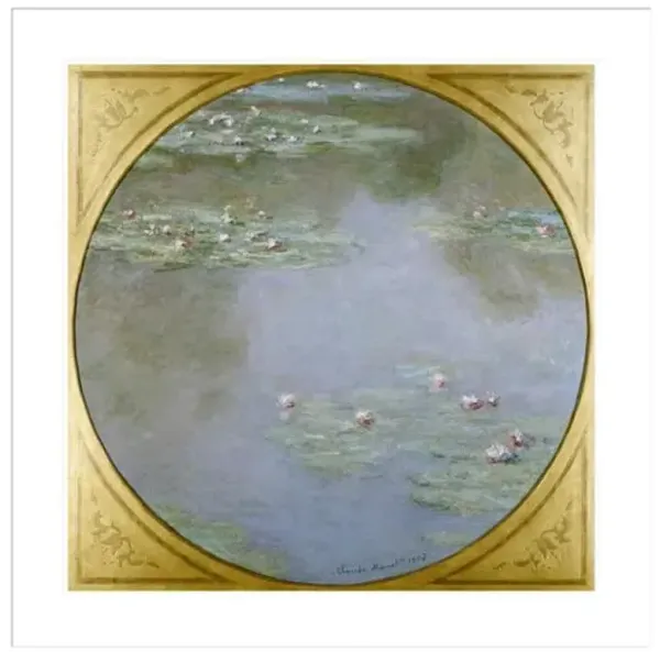 Waterlilies by Claude Monet Framed Print - 1000Museums - Multi