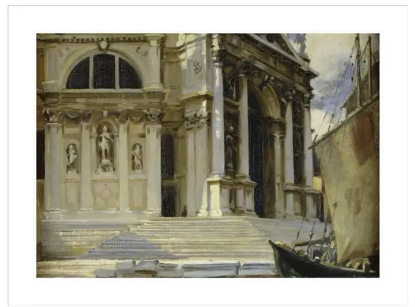 Santa Maria della Salute Venice by John Singer Sargent Framed Print