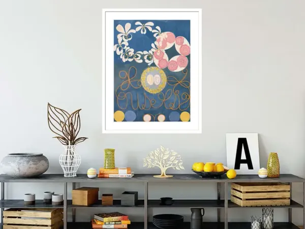 Group IV The Ten Largest No. 1 Childhood by Hilma af Klint Framed Print