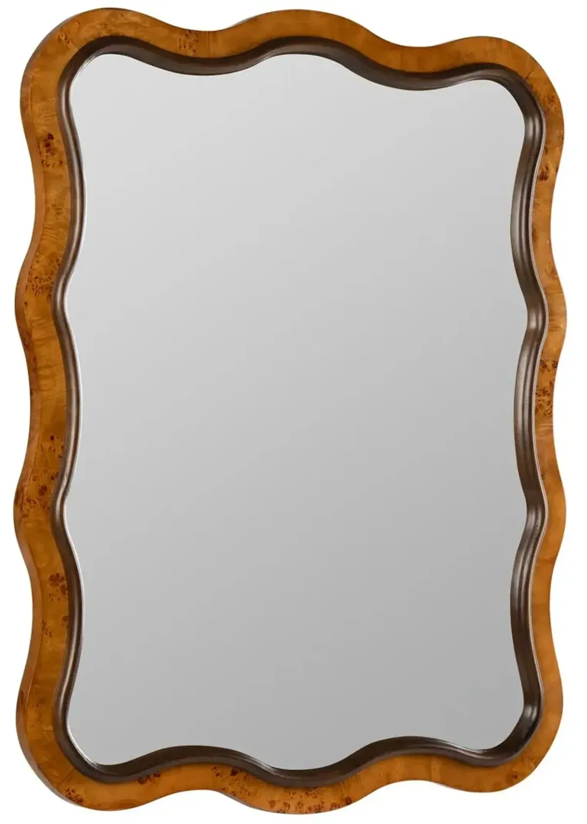 Arabella Wavy Wall Mirror, Natural
