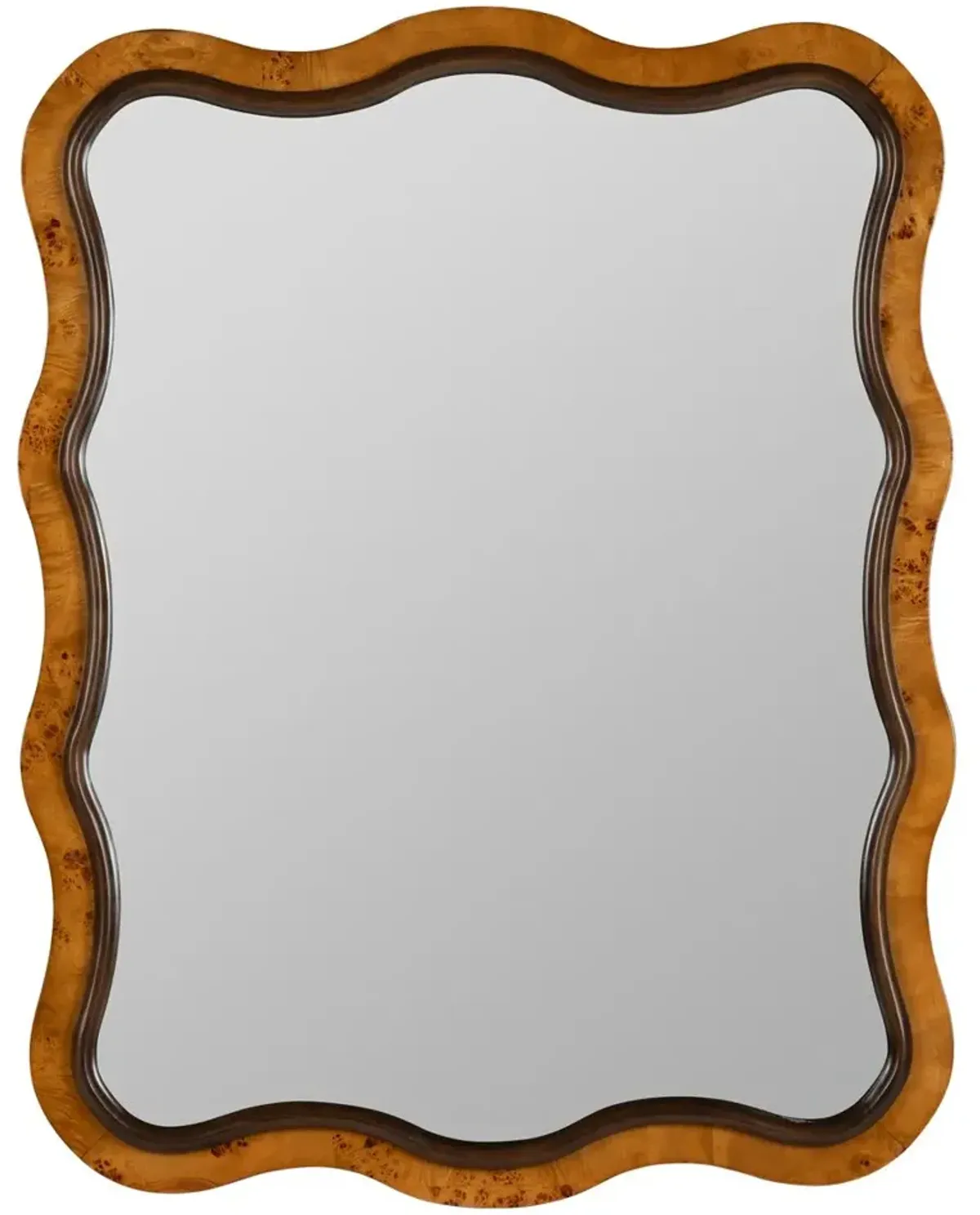 Arabella Wavy Wall Mirror, Natural