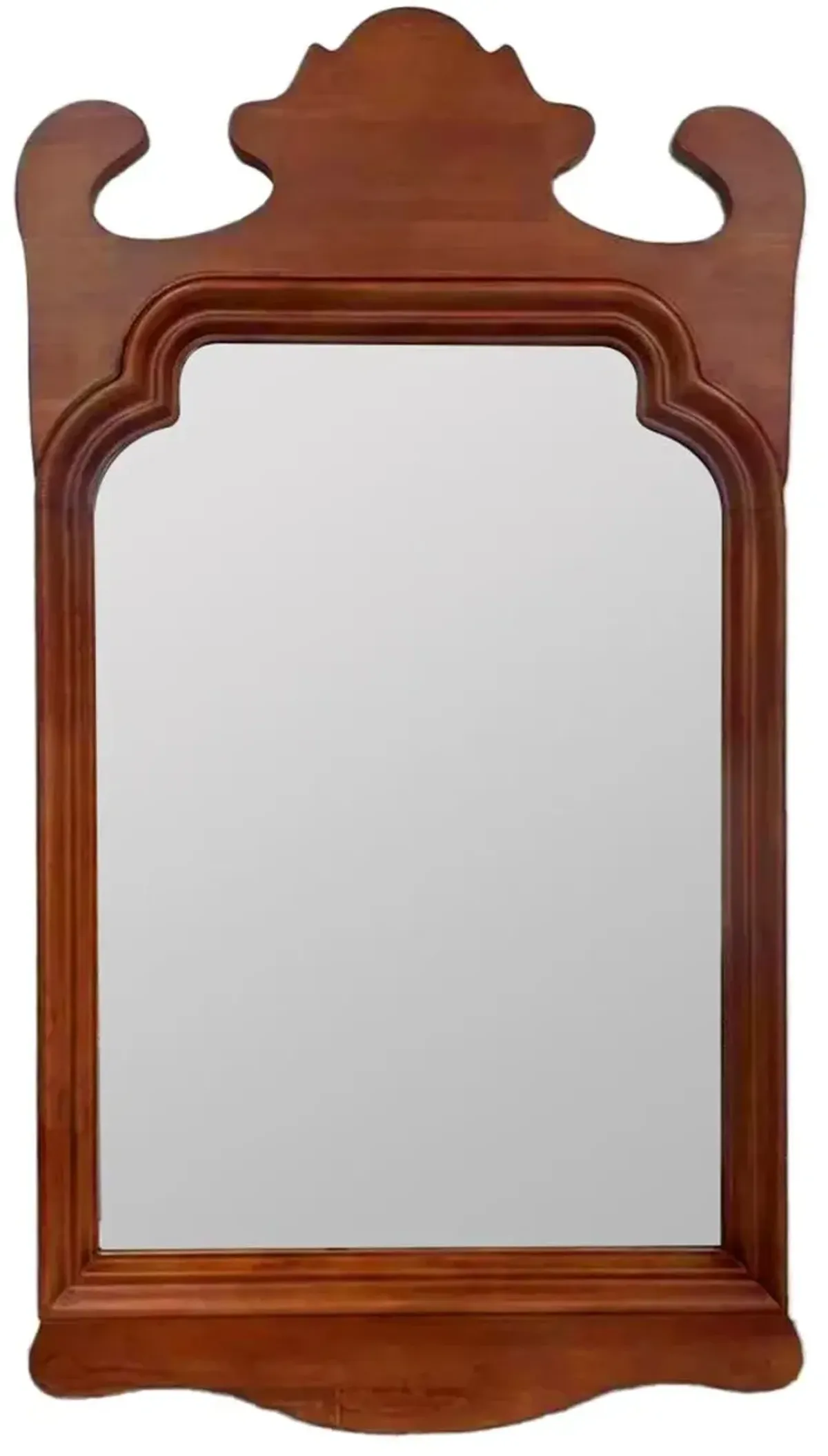 Declan Wood Wall Mirror, Dark Brown