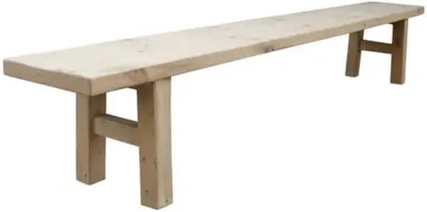 Aurenne Bench - Warm Natural - Brown