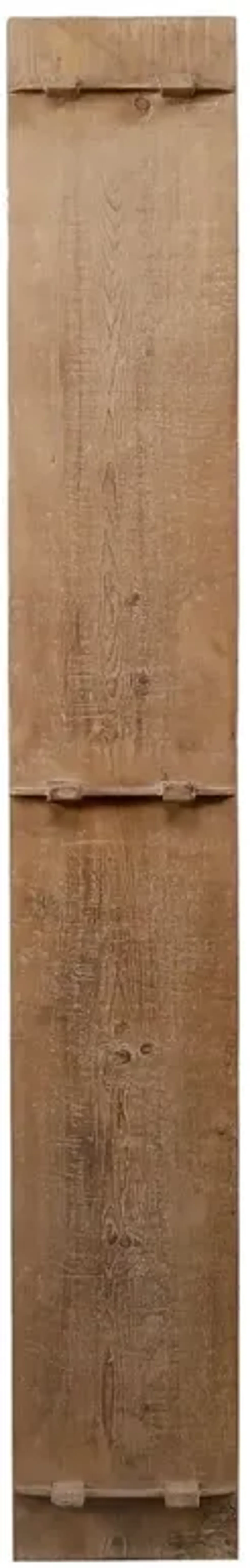 Ishera 5-Tier Bookshelf - Weathered Natural - Brown