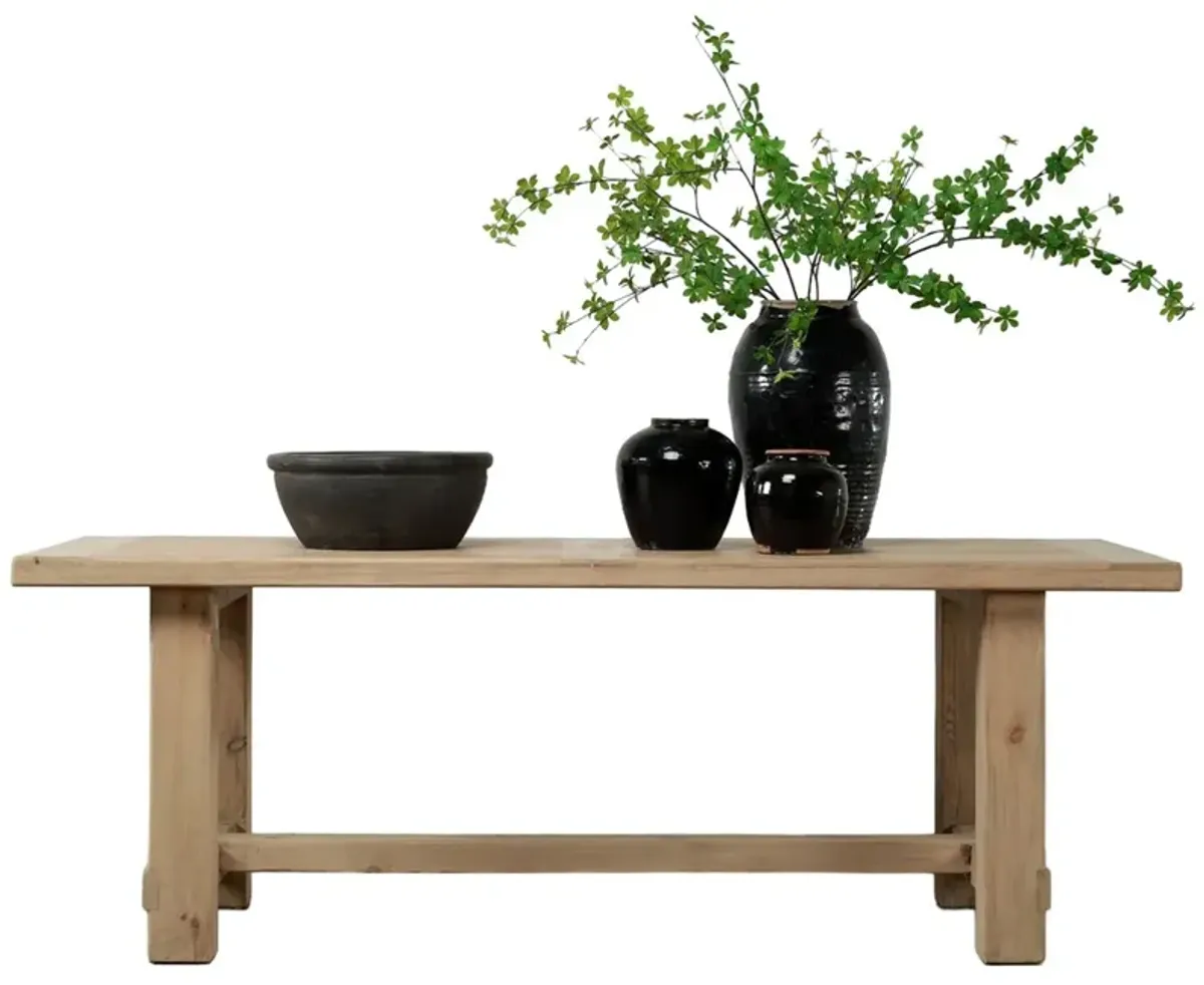 Lumel 35x86 Dining Table - Weathered Natural