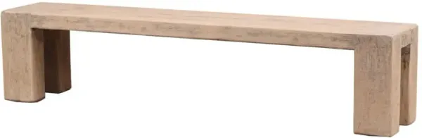 Merovi Bench,  Weathered Natural