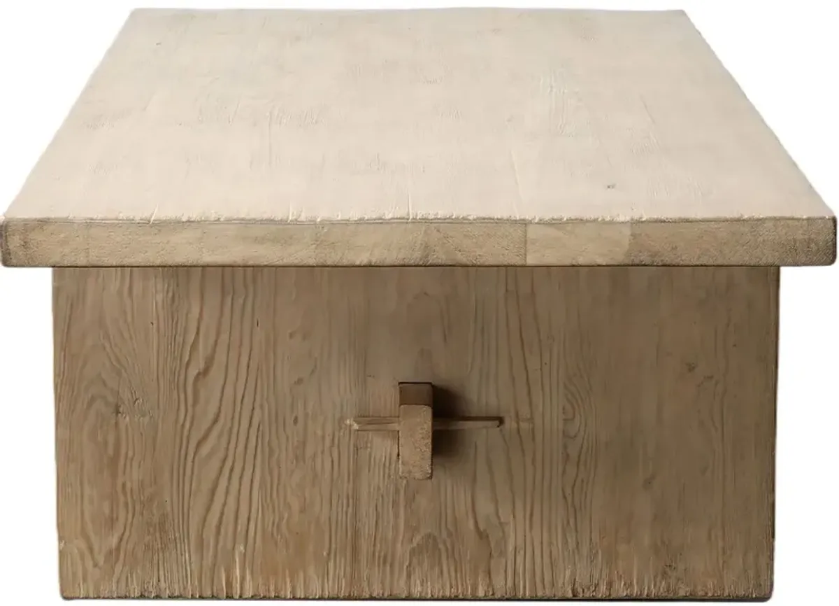 Virelli Coffee Table, Weathered Natural