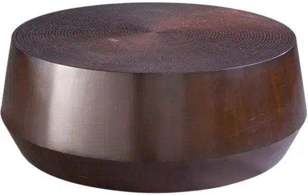 Thorne 39.5" Round Coffee Table, Espresso