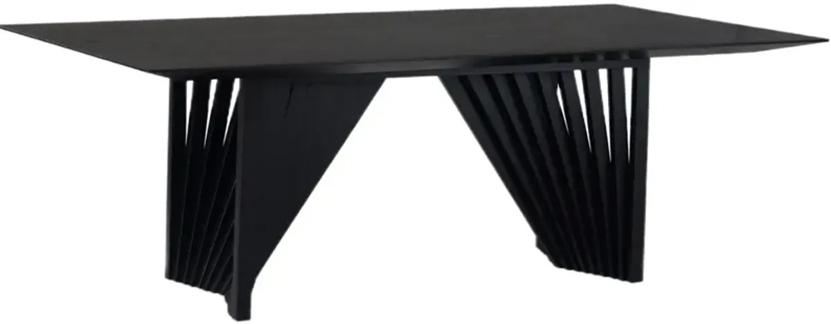 Renin 86.5" Wooden Top Dining Table