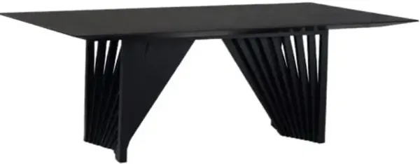 Renin 86.5" Wooden Top Dining Table