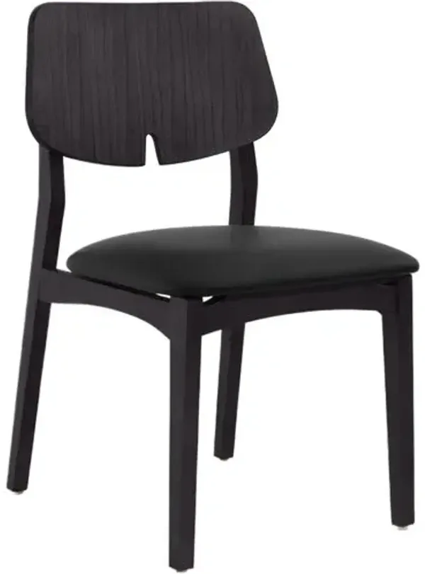 Merin Side Chair - Black