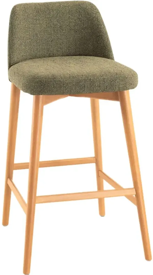 Caelun Bar Stool, Natural/Texan Burnish Guardian