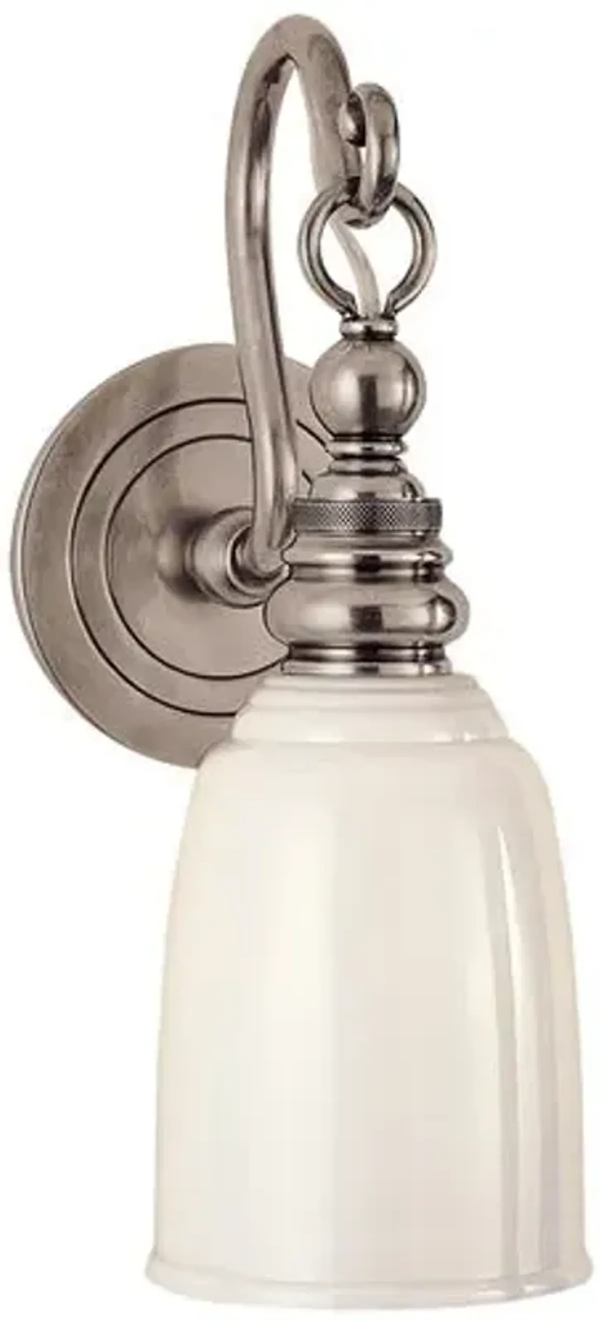 Visual Comfort - Boston Loop Arm Sconce - Gray