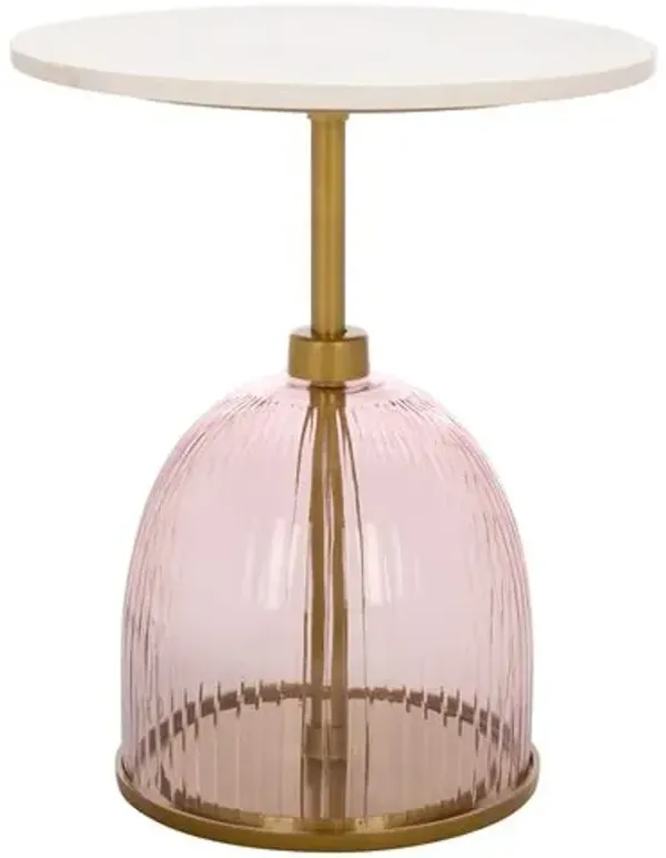 Ansel Side Table - Pink