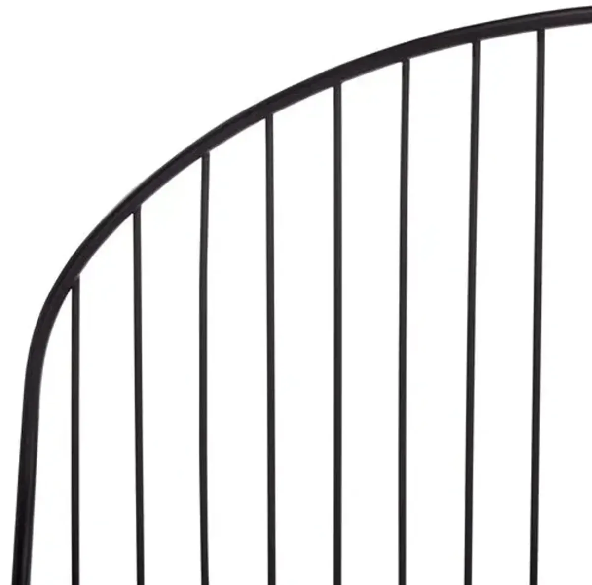 Antriel Iron Spindle Bed - Black