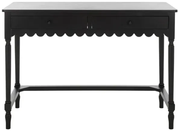 Anwyn 2-Drawer Scallop Edge Desk