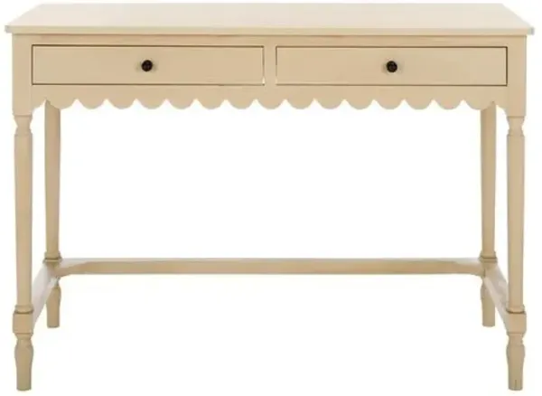 Anwyn 2-Drawer Desk - Brown