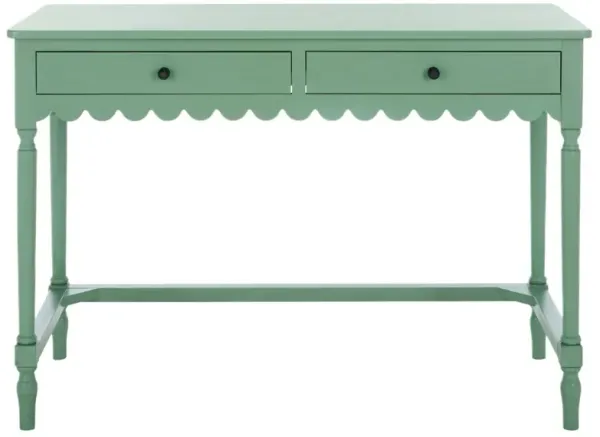 Anwyn 2-Drawer Scallop Edge Desk