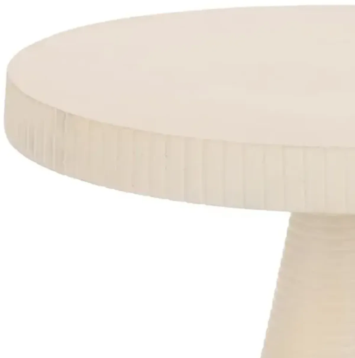 Avalen Ridge Accent Table - White - 21Hx15Wx15D in
