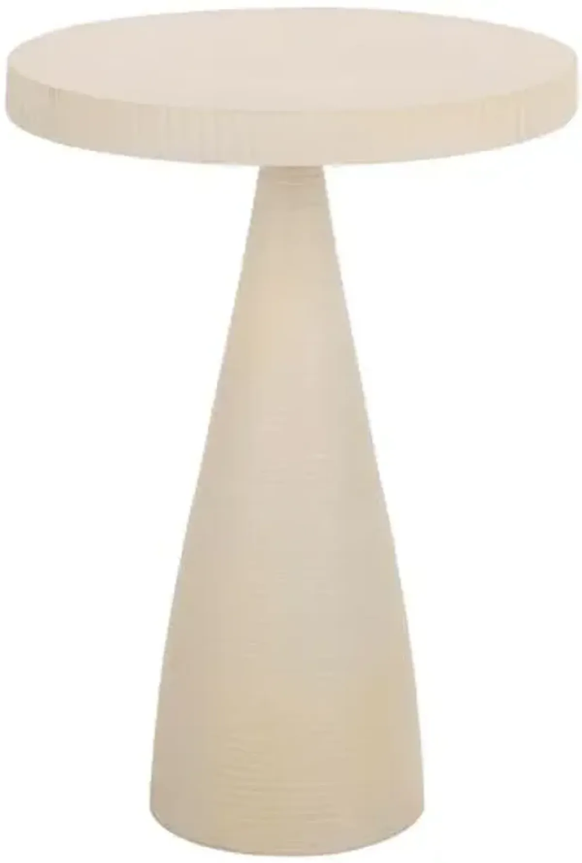 Avalen Ridge Accent Table - White - 21Hx15Wx15D in