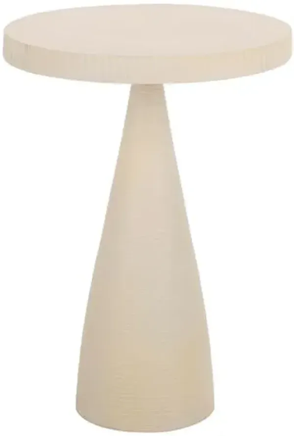 Avalen Ridge Accent Table - White - 21Hx15Wx15D in