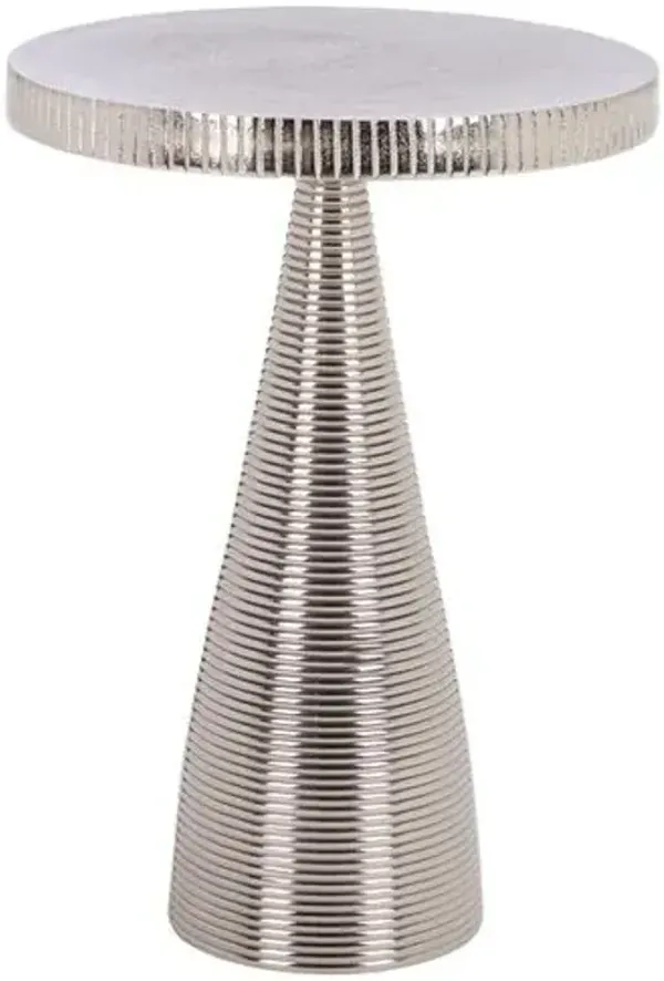 Avalen Ridge Accent Table - Silver - 21Hx15Wx15D in