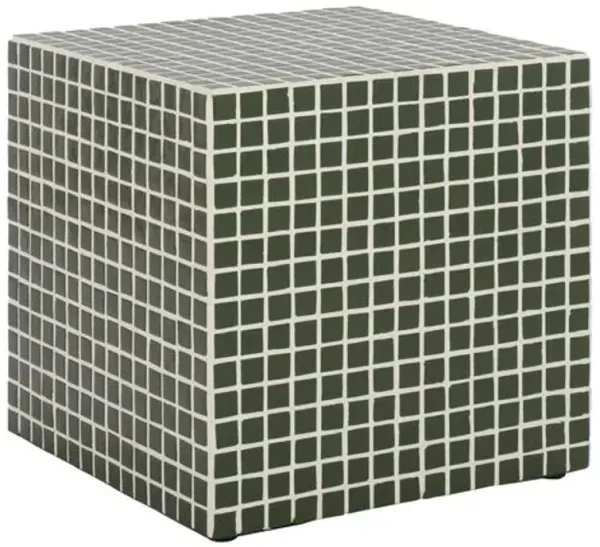 Avielle Cube Accent Table - Green - 16Lx16Hx16Wx16D in