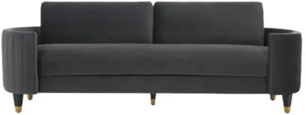 Belith Bench-Seat Performance Velvet Sofa
