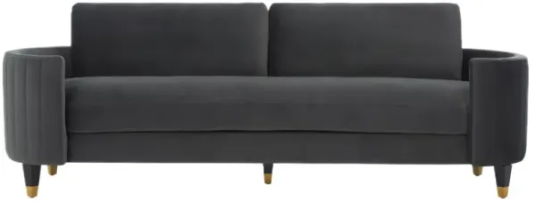 Belith Bench-Seat Performance Velvet Sofa