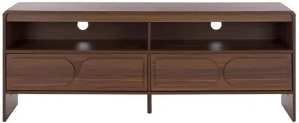 Bravyn 2-Drawer 2-Shelf Media Stand - Brown