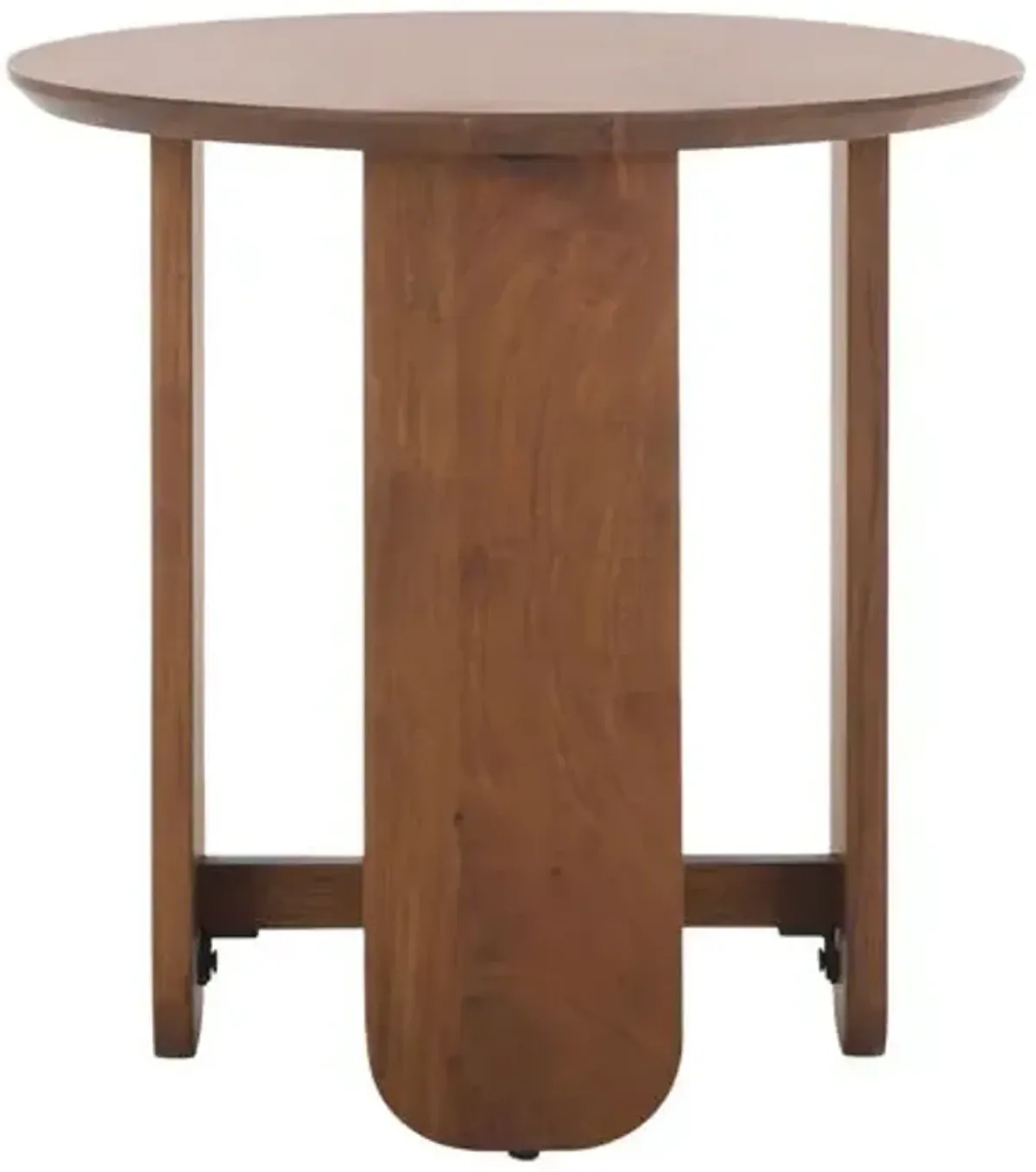 Brenix Round Accent Table - Walnut - Brown - 24Hx24Wx24D in