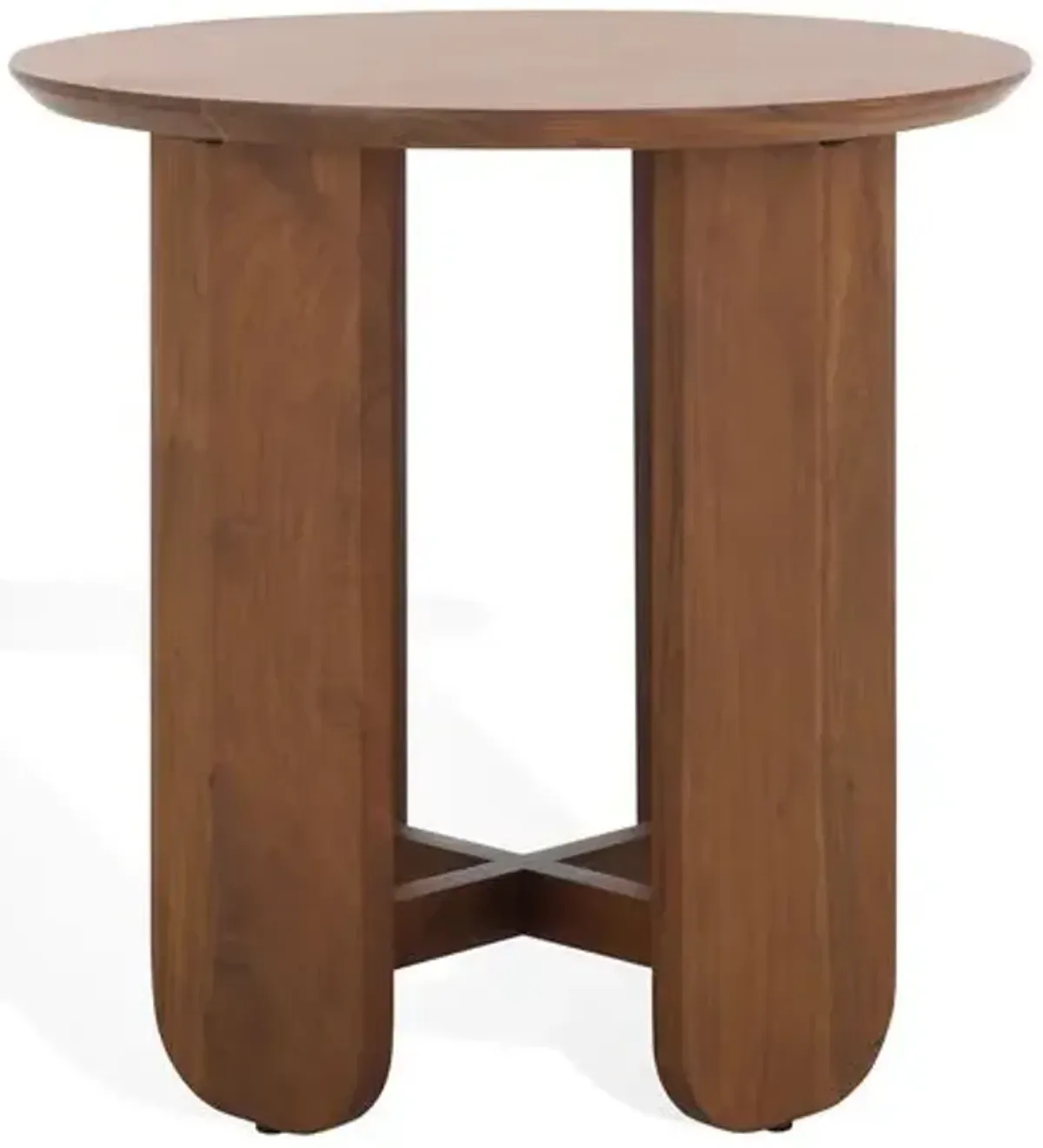 Brenix Round Accent Table - Walnut - Brown - 24Hx24Wx24D in