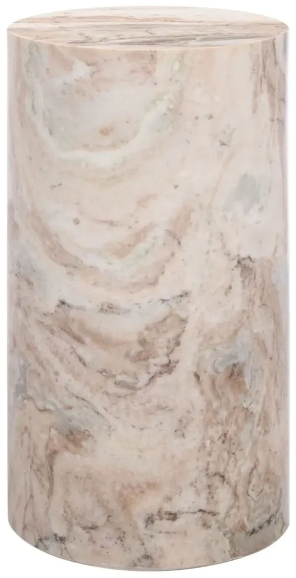 Cirel Round Marble Accent Table