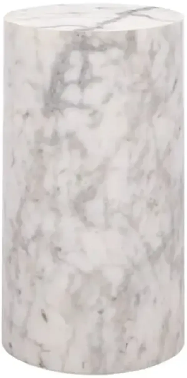 Cirel Round Drink Table - White