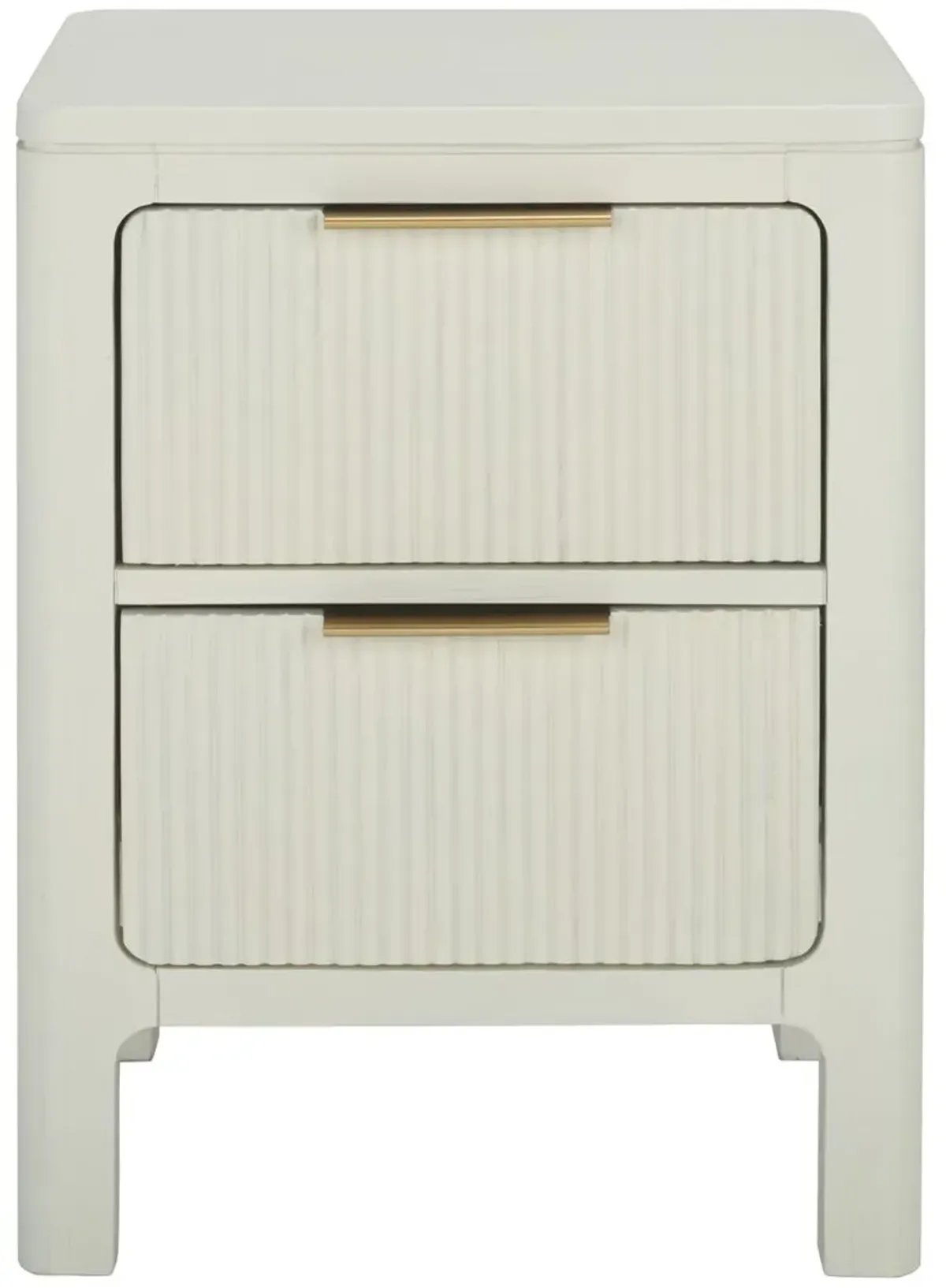 Corvyn 2-Drawer Nightstand, White