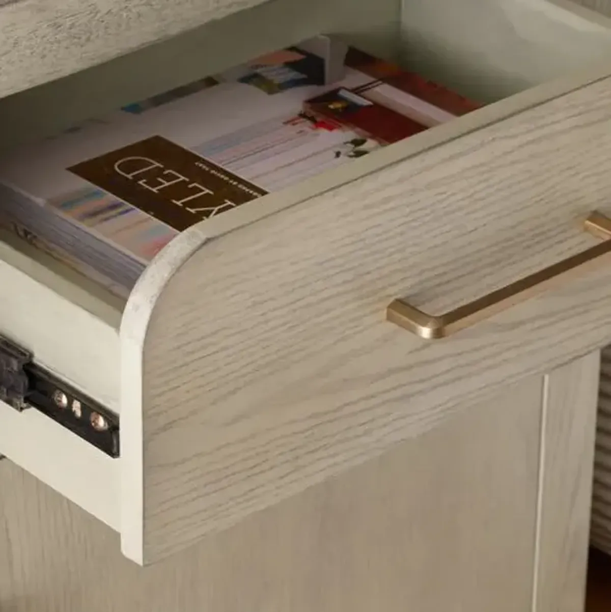 Cyrene Nightstand - White Washed