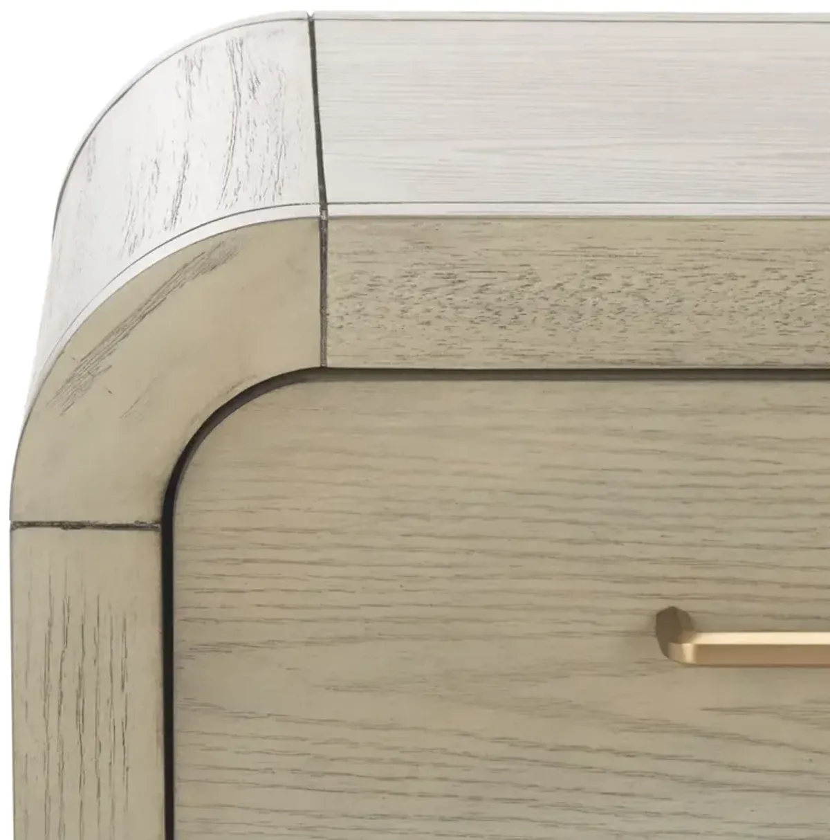 Cyrene 1-Drawer / 1 Door Nightstand, Gray Wash