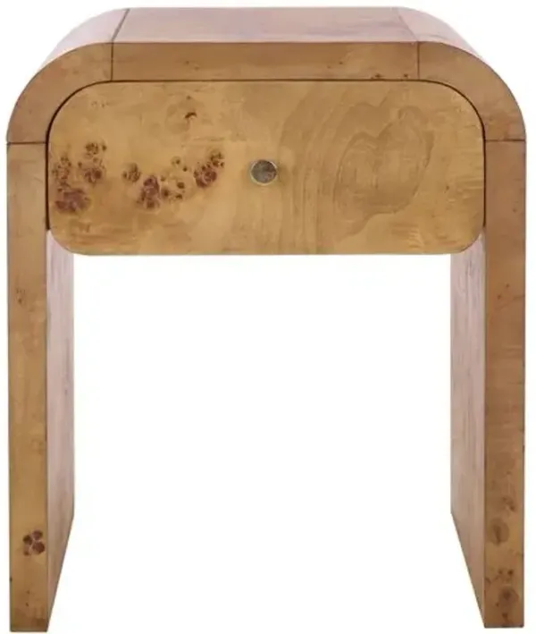 Dalorin 1-Drawer Nightstand - Natural