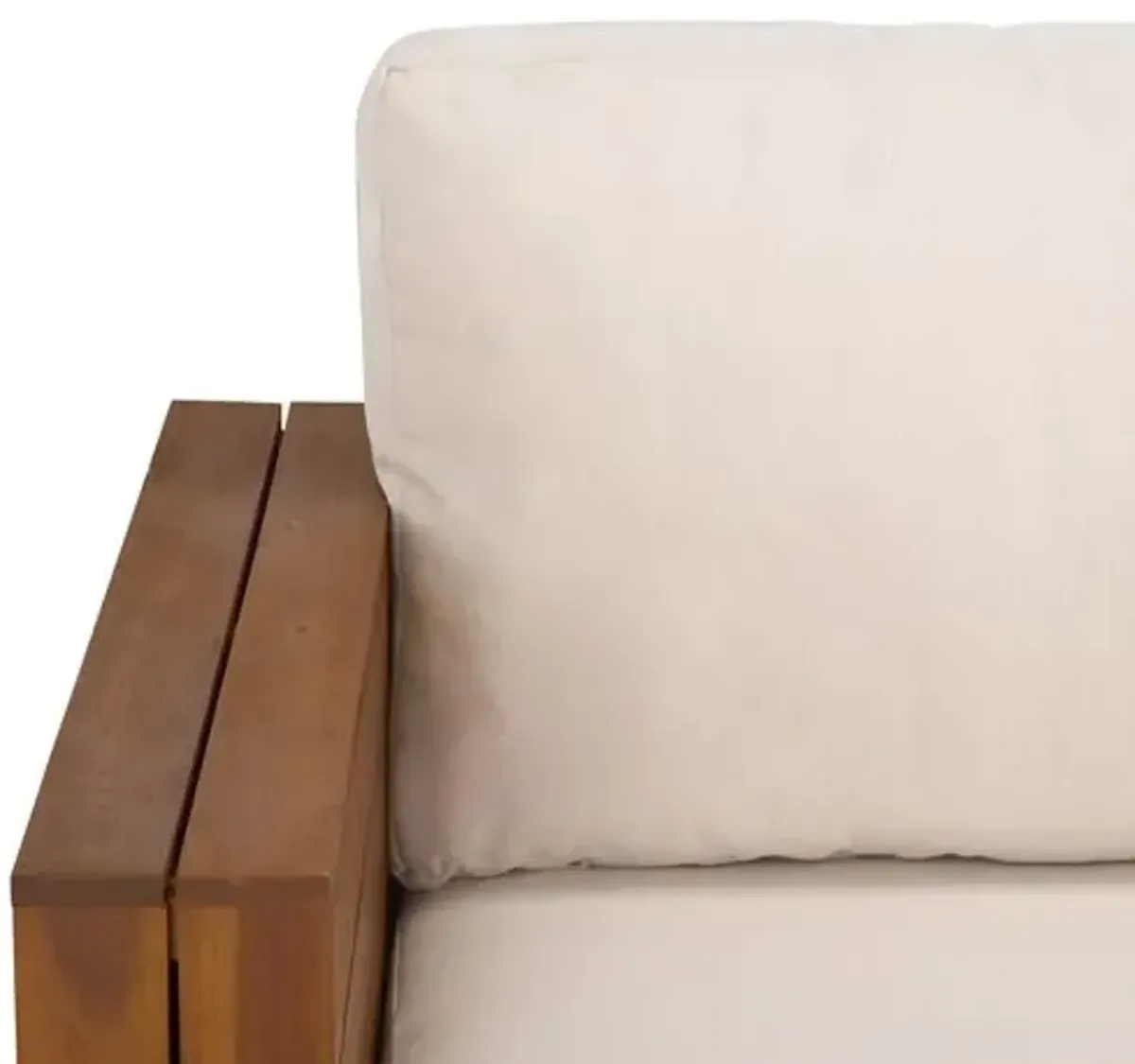 2-Pc Draviel Outdoor Sofa and Coffee Table Set