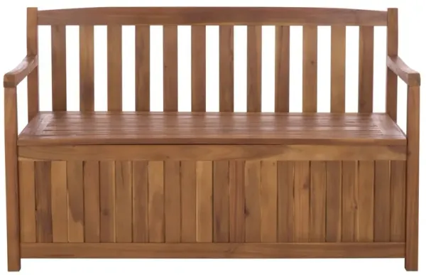 Dryden Outdoor Storage Bench, Teak