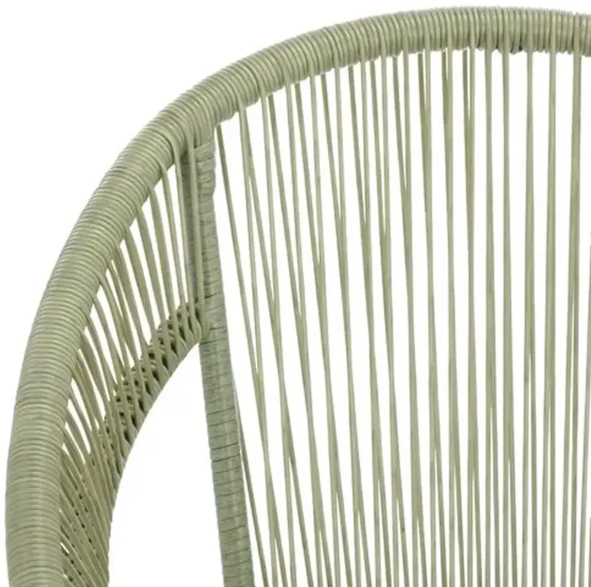 3-Pc Dwynora Outdoor Lounge Chair and Accent Table Set - Green - 31.1Hx29.5Wx26.7D in
