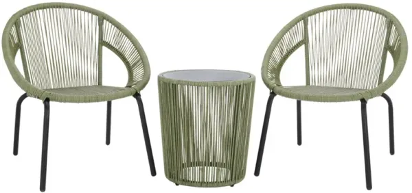 3-Pc Dwynora Outdoor Lounge Chair and Accent Table Set