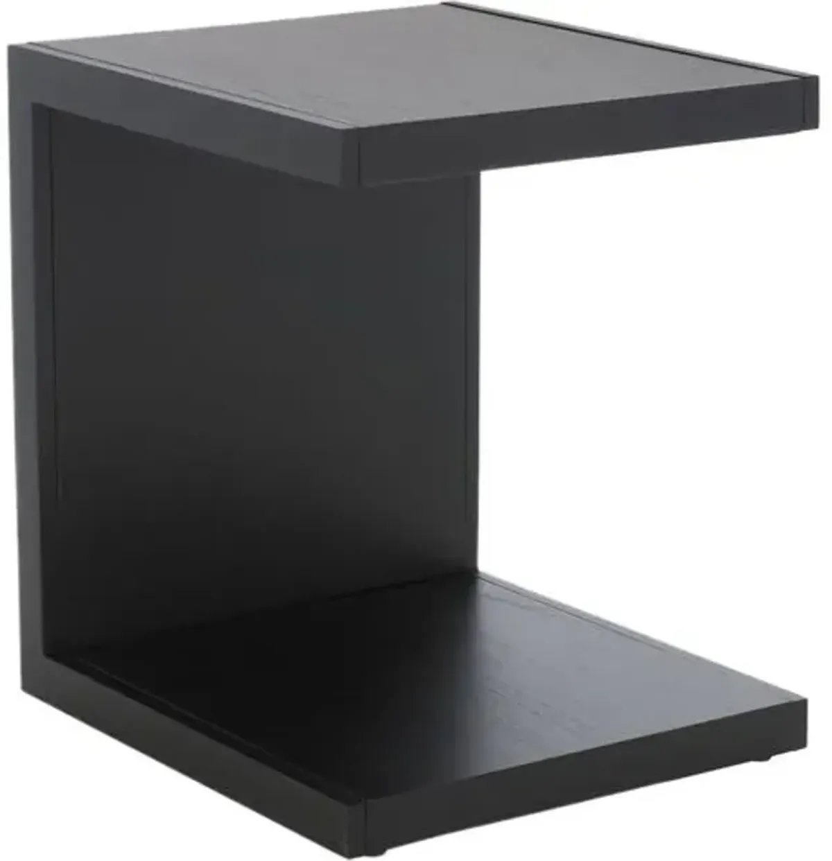 Elarion "C" Accent Table - Black - 22.7Hx20.4Wx18.5D in